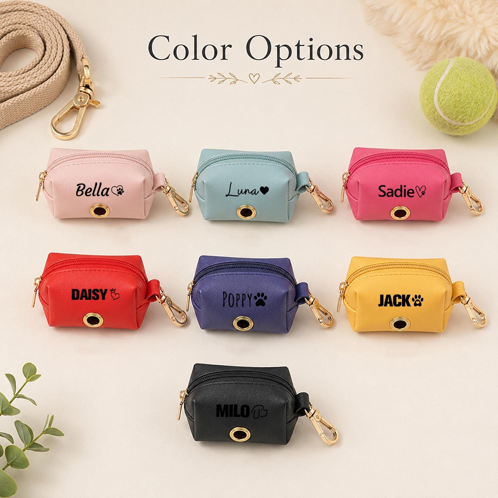 Personalized Name Pet Poop Bag Storage Bag | inAccs62
