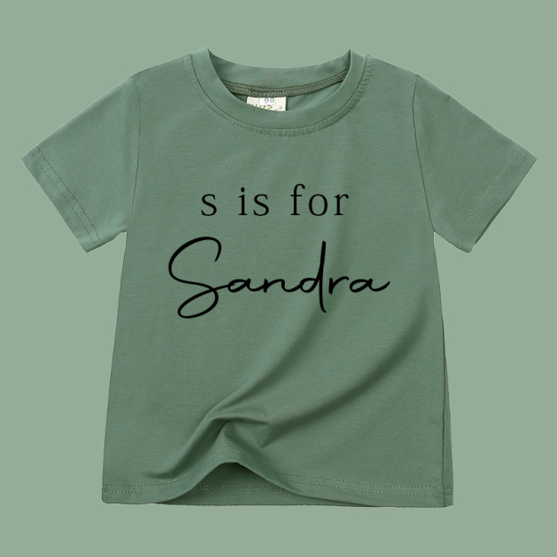 Personalized Kid Cozy Soft Color T-Shirt | inTee01