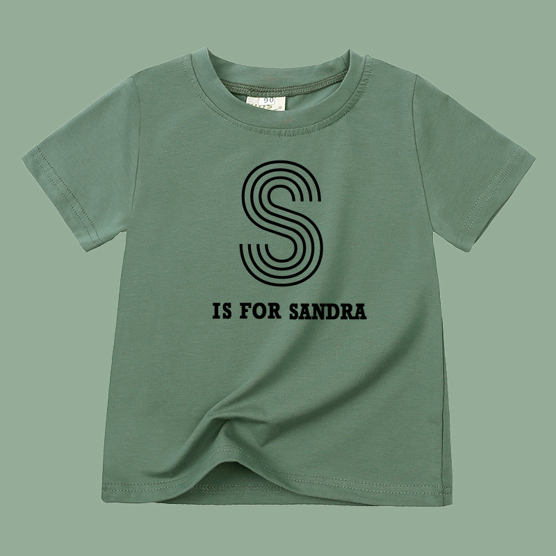 Personalized Kid Cozy Soft Color T-Shirt | inTee02