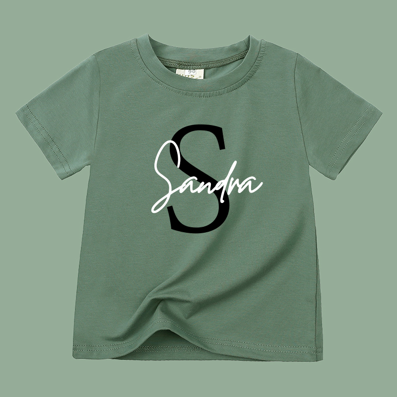 Personalized Kid Cozy Soft Color T-Shirt | inTee03