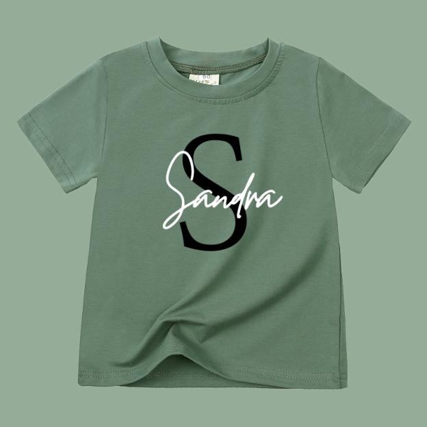 Personalized Kid Cozy Soft Color T-Shirt | inTee03