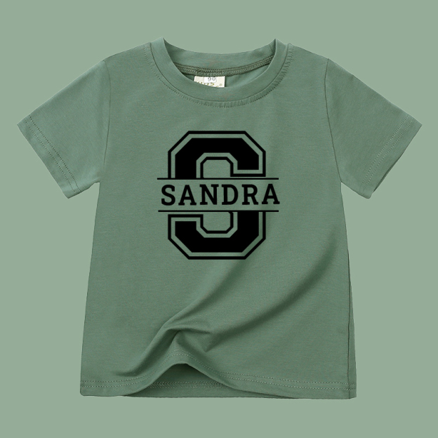 Personalized Kid Cozy Soft Color T-Shirt | inTee05