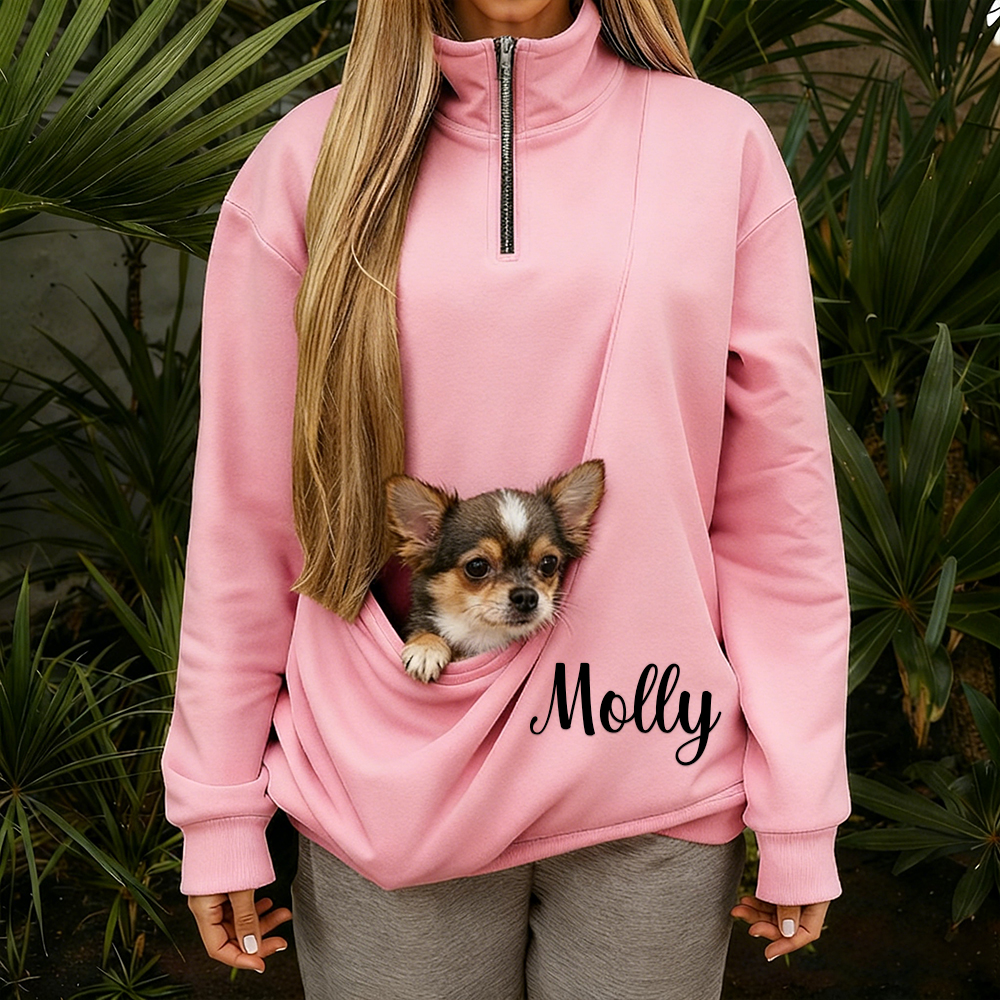 Personalized Name Cozy Pet Carrier Sweater | KKCloth332