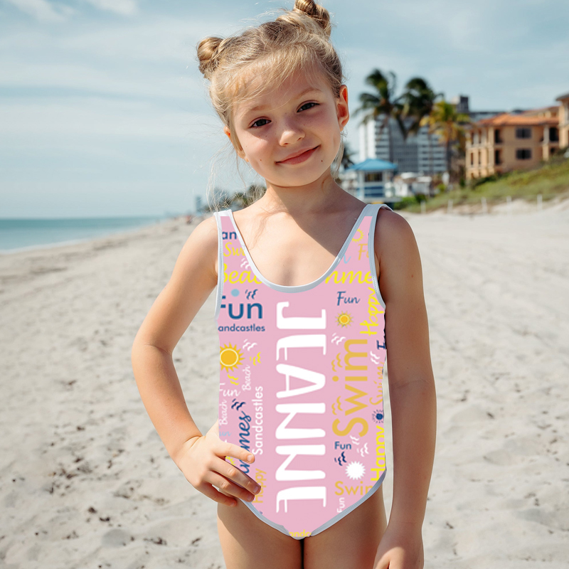 Personalized Sunshine Color Swimsuit for Summer | InSwin04