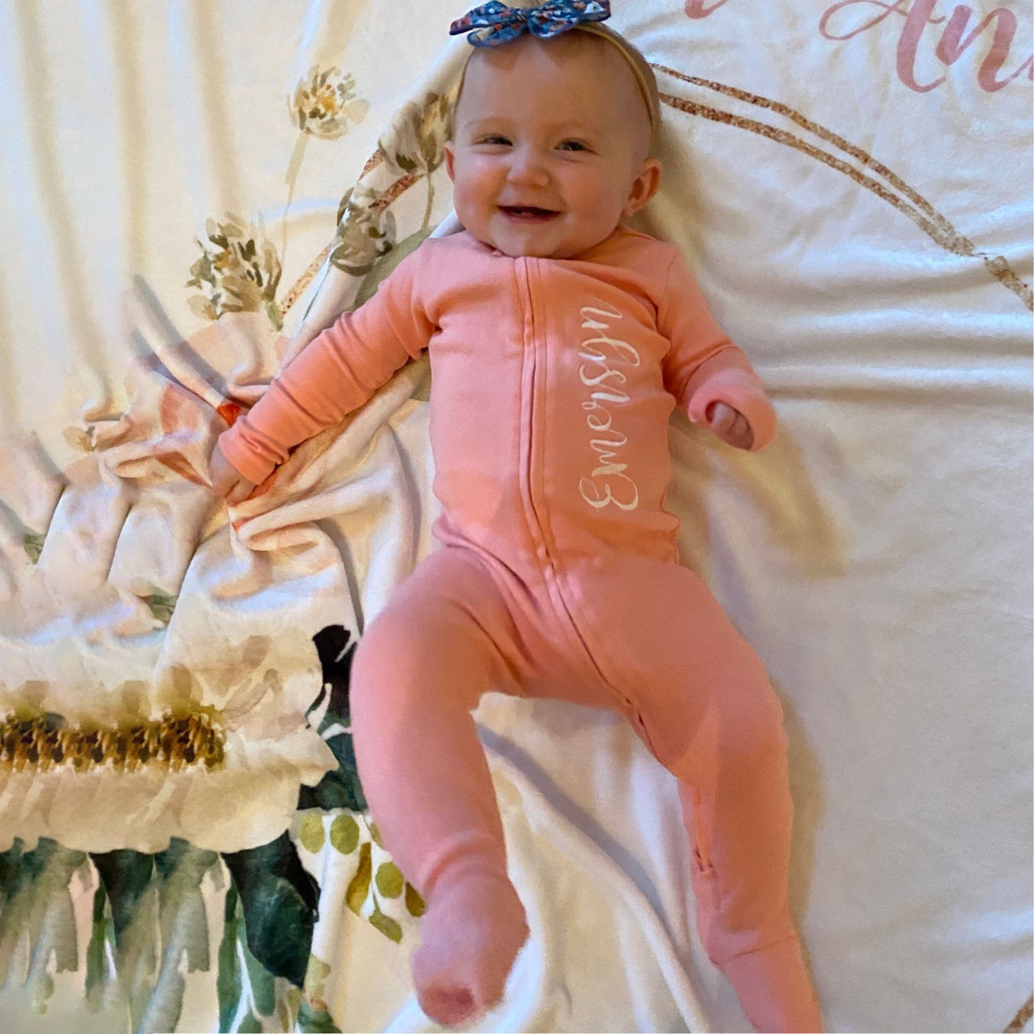 Personalized Embroidery Kids Cozy Soft Sweatshirt Romper | inRomper24