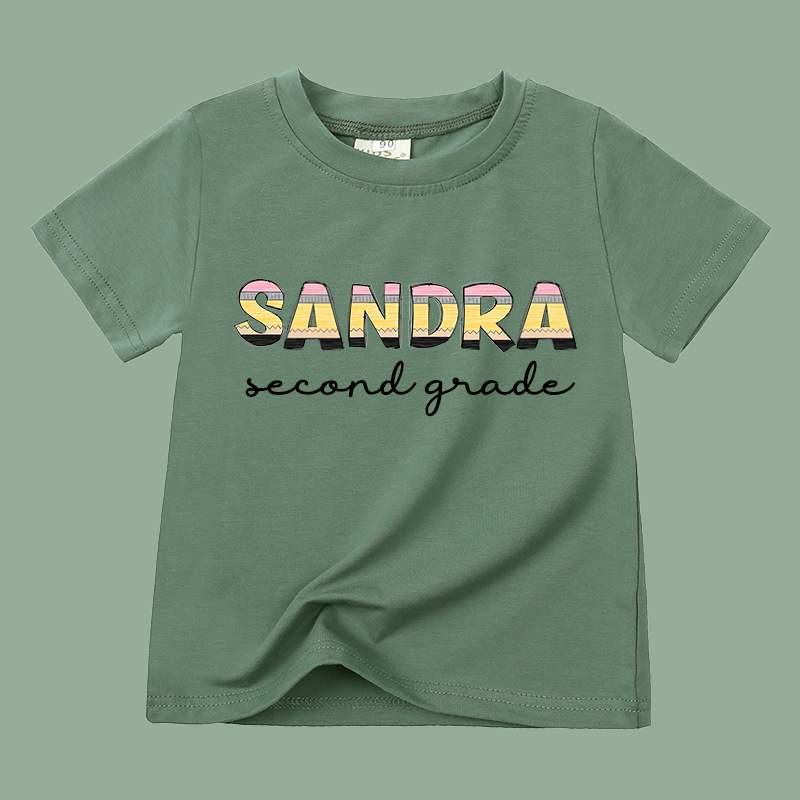 Personalized Kid Cozy Back to School T-Shirt | inTee10