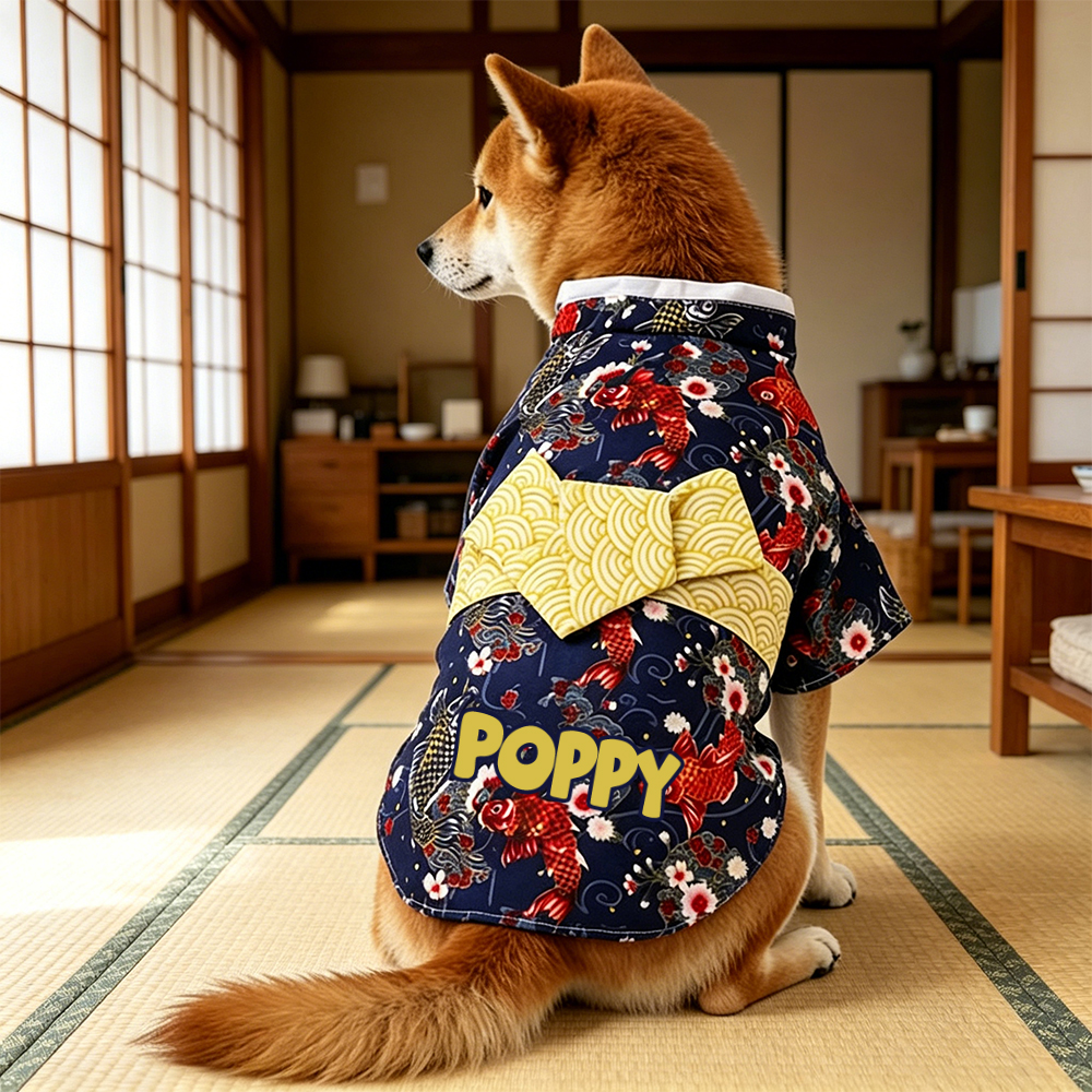 Personalized Pet Japanese Kimono | inCloth104