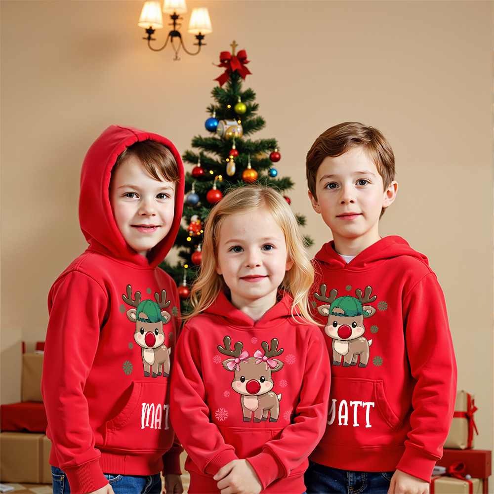 Personalized Kids Lovely Christmas Hoodie | InSweatshirt82