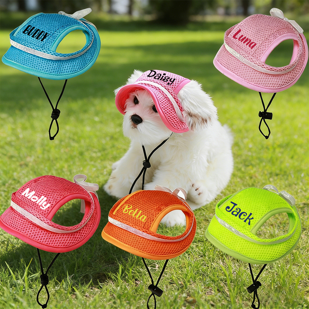 Personalized Name Pet Breathable Mesh Hat | inHat02