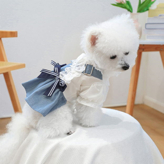 Personalized Pet Denim Pet Overalls | inCloth18