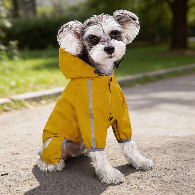 Personalized Name Waterproof Pet Raincoat | inCloth37