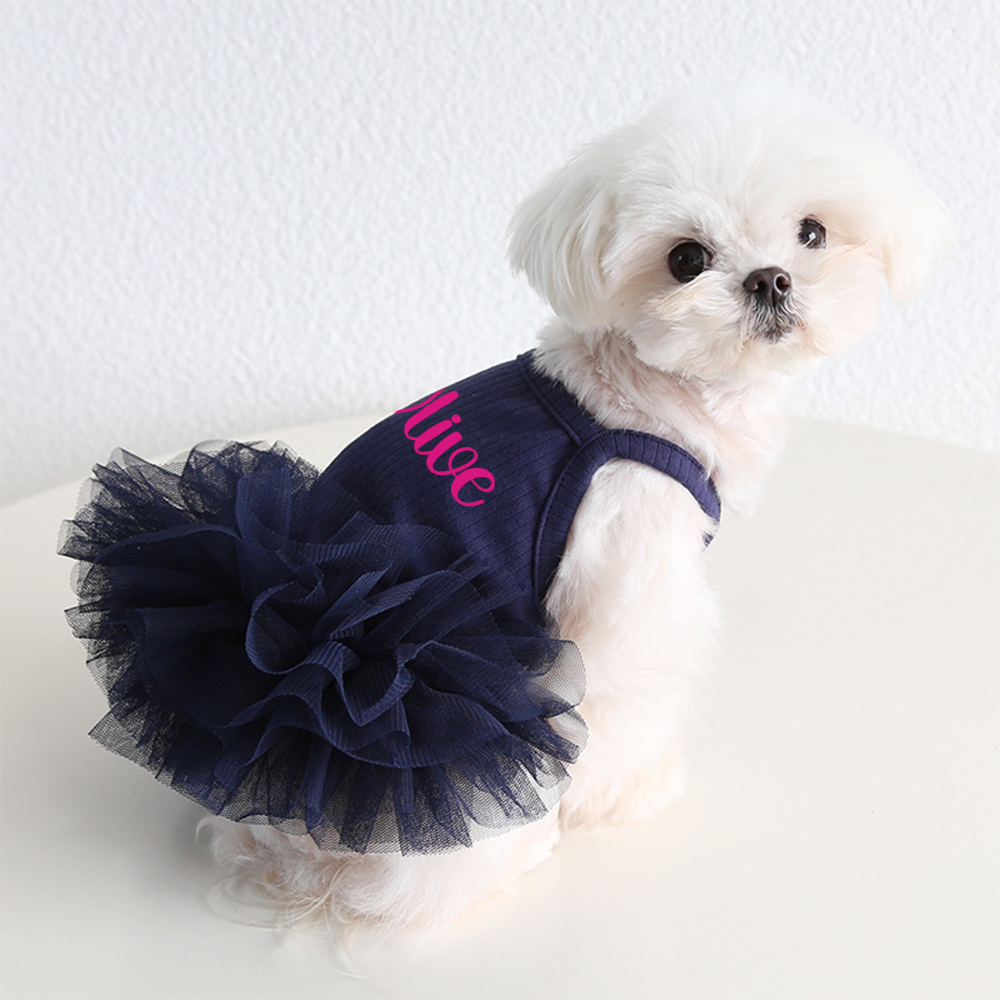 Personalized Name Pet Fluffy Tutu Dress | inCloth40