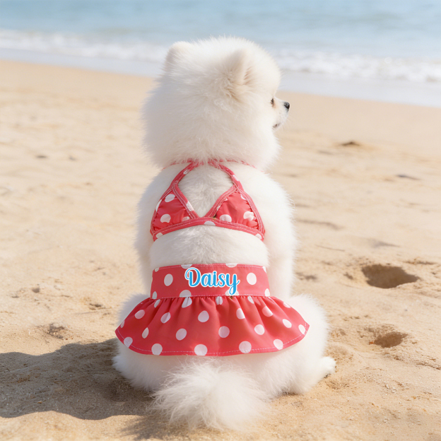 Personalized Pet Bikini Swimsuit Set | inCloth43