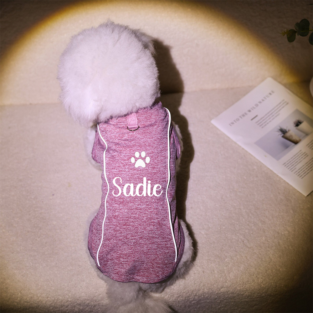 Personalised Summer Breathable Reflective Pet Shirt | inCloth88