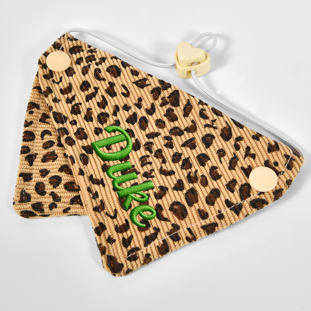 Personalized Embroidered Name Pet Bandana | inAccs51