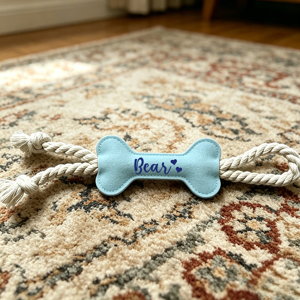 Personalized Pet Bone-Shaped Plush Toy | inToy10