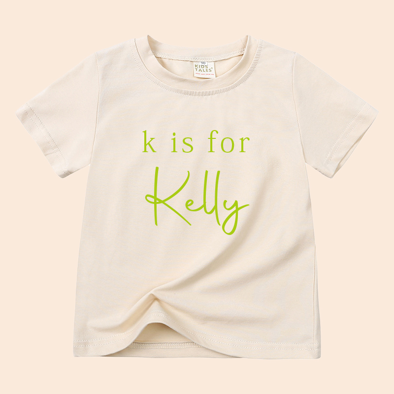 Personalized Kid Cozy Soft Color T-Shirt | inTee01