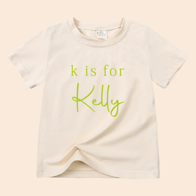 Personalized Kid Cozy Soft Color T-Shirt | inTee01