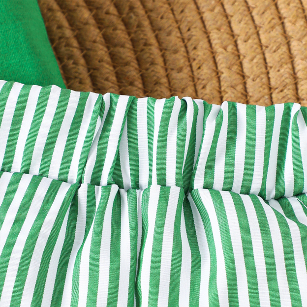 Personalized Baby Boys Dinosaur Embroidered Horns T-Shirt Shorts Outfit Set | CWBaby191