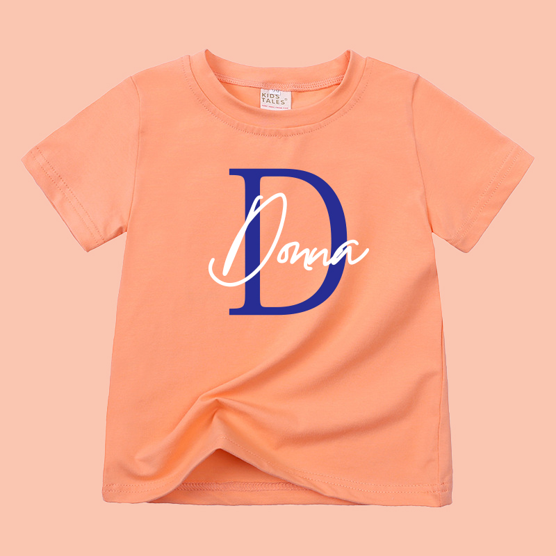 Personalized Kid Cozy Soft Color T-Shirt | inTee03
