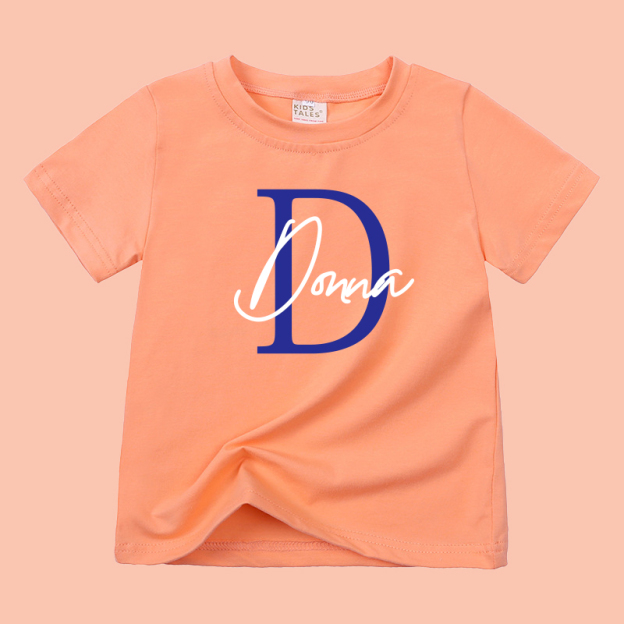 Personalized Kid Cozy Soft Color T-Shirt | inTee03