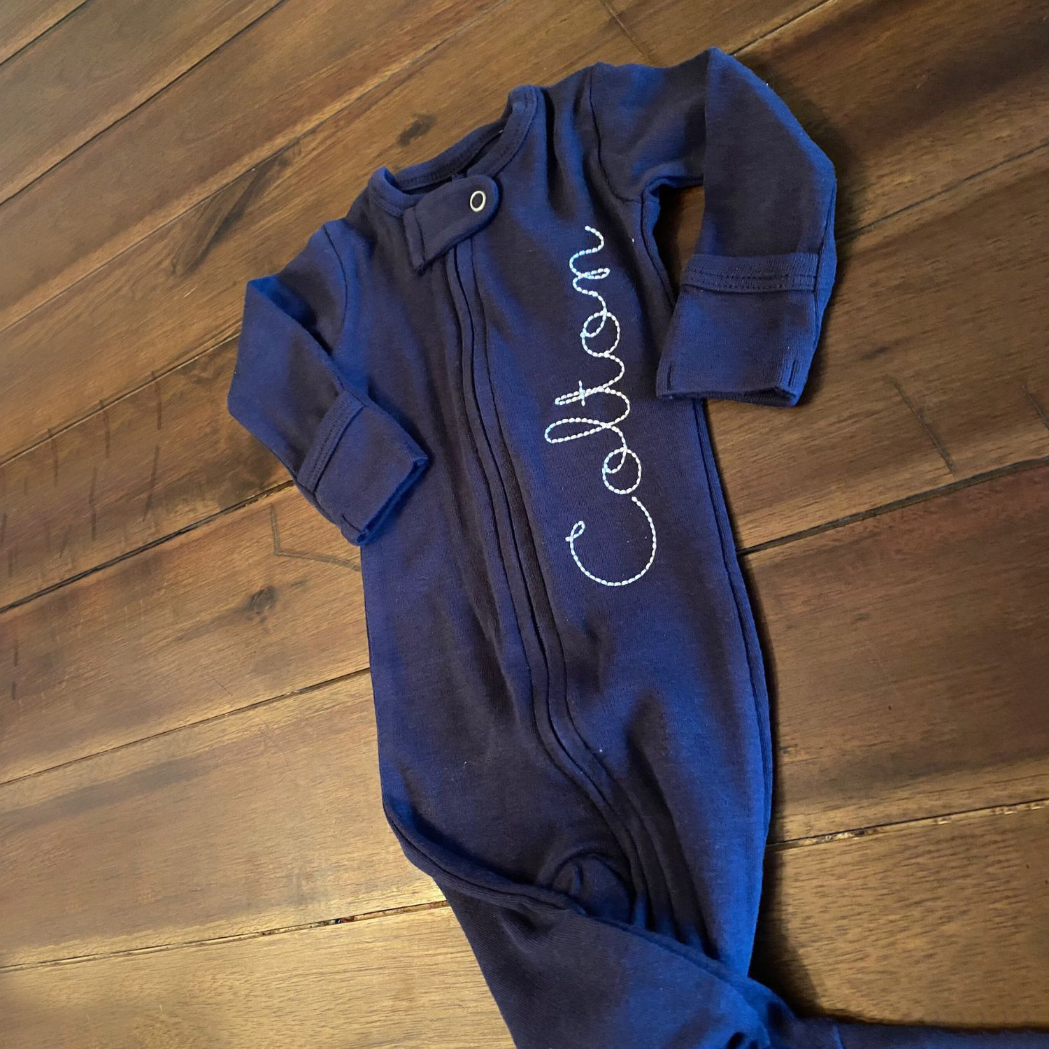 Personalized Embroidery Kids Cozy Soft Sweatshirt Romper | inRomper24