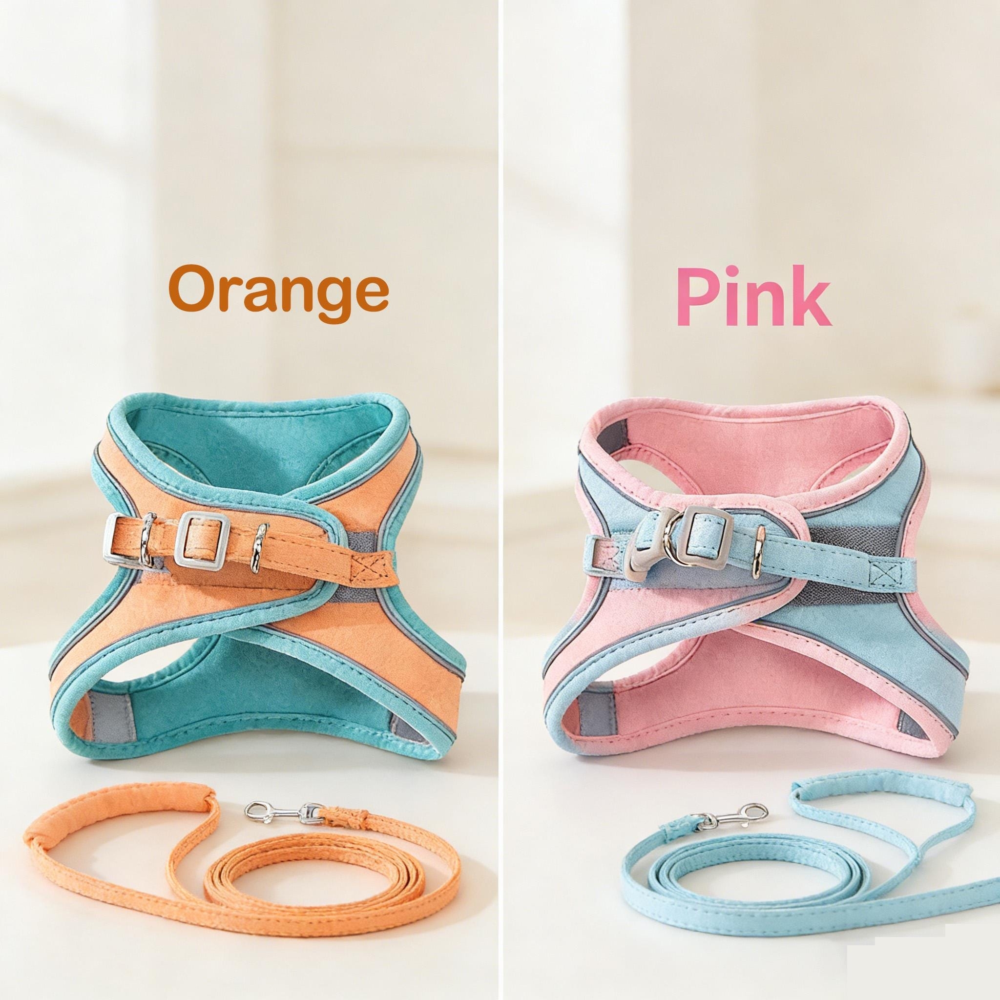 Personalized Embroidered Name Pet Harness with Leash | inAccs09