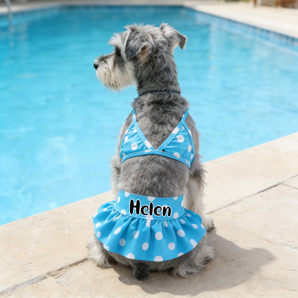 Personalized Pet Bikini Swimsuit Set | inCloth43