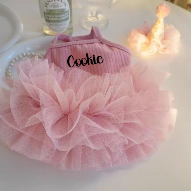 Personalized Name Pet Fluffy Tutu Dress | inCloth40