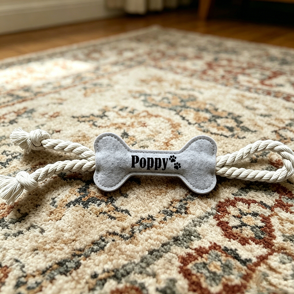 Personalized Pet Bone-Shaped Plush Toy | inToy10