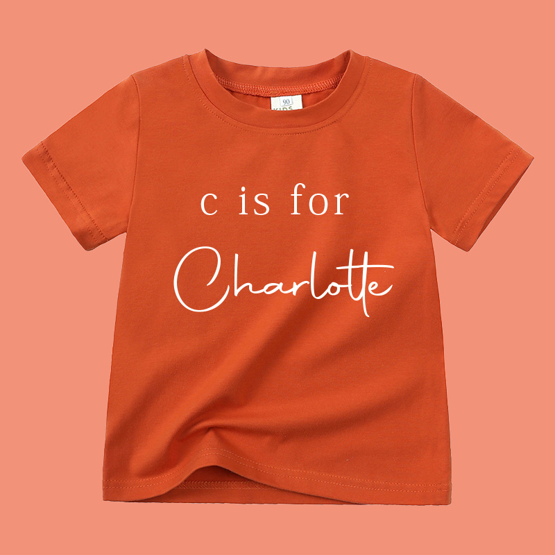 Personalized Kid Cozy Soft Color T-Shirt | inTee01