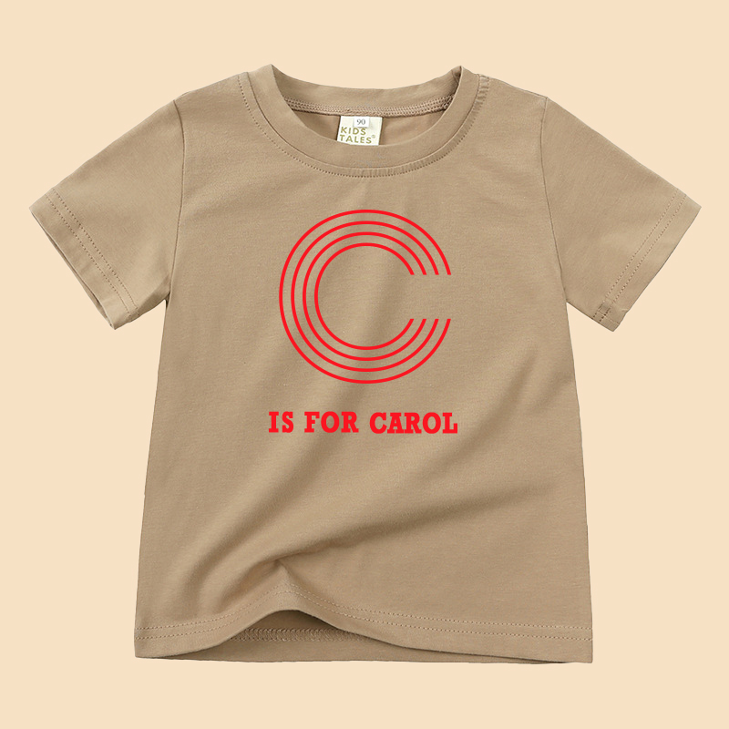 Personalized Kid Cozy Soft Color T-Shirt | inTee02