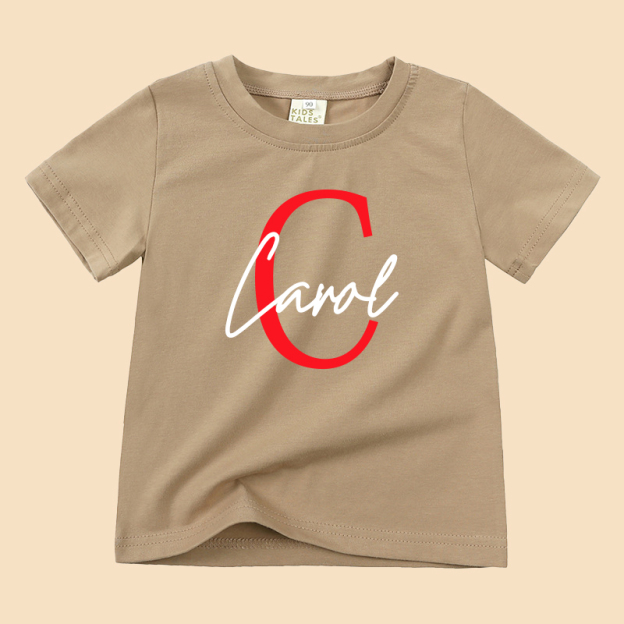 Personalized Kid Cozy Soft Color T-Shirt | inTee03