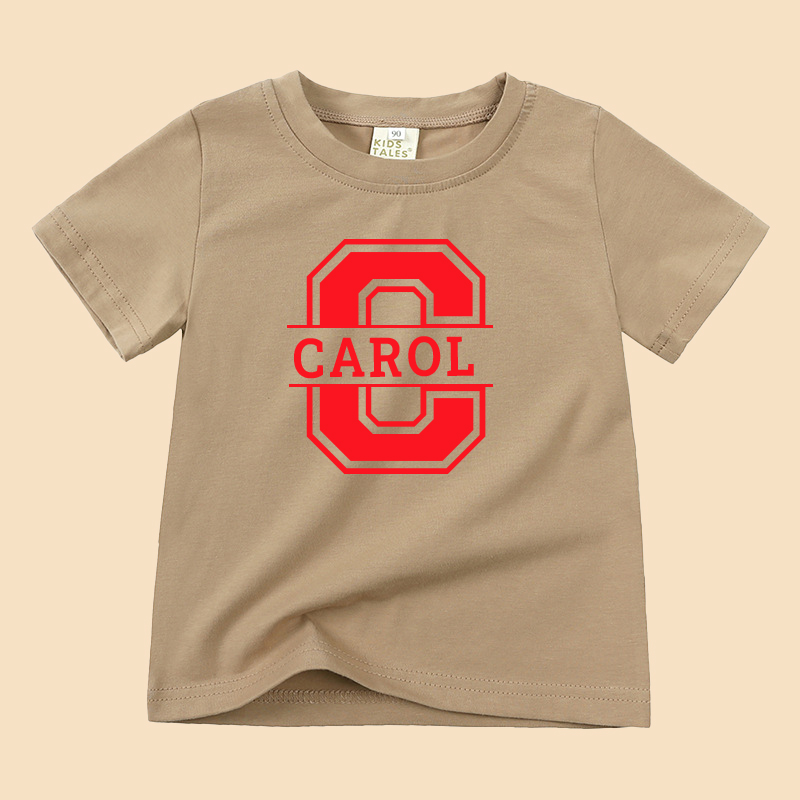 Personalized Kid Cozy Soft Color T-Shirt | inTee05