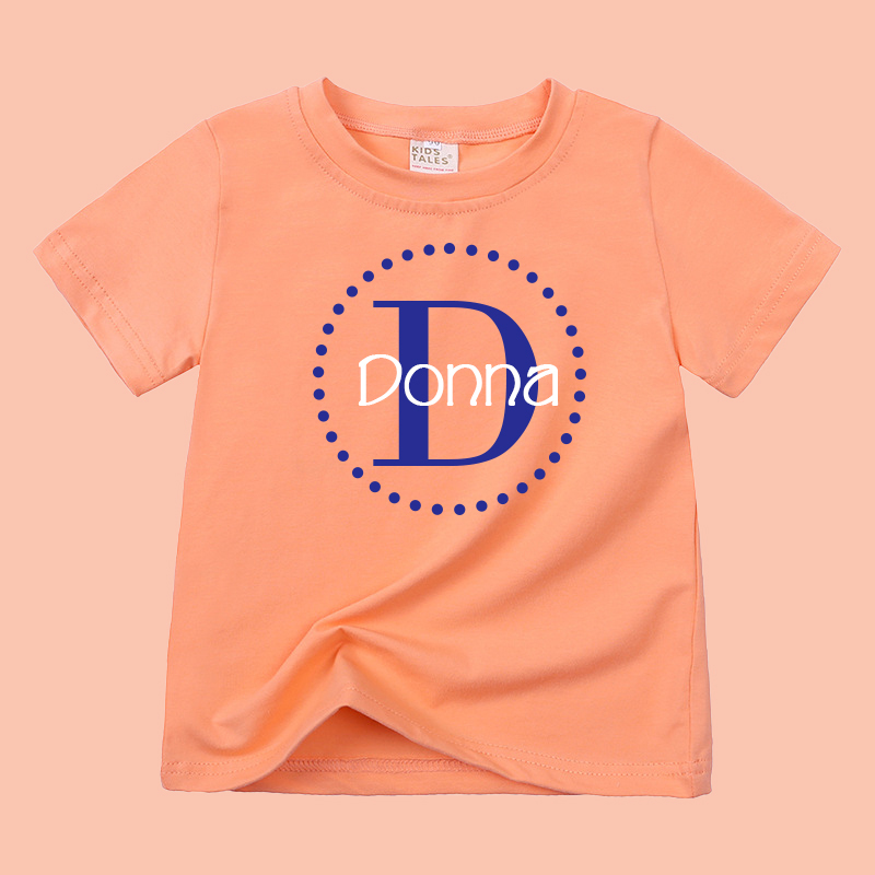 Personalized Kid Cozy Soft Color T-Shirt | inTee06