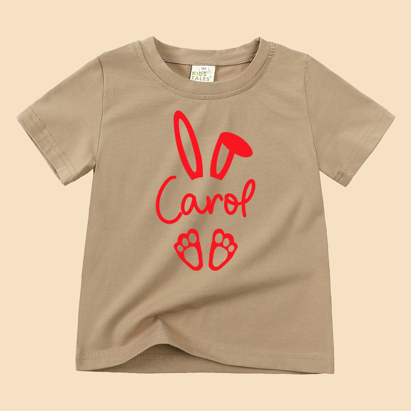 Personalized Kid Cozy Soft Easter T-Shirt | inTee07