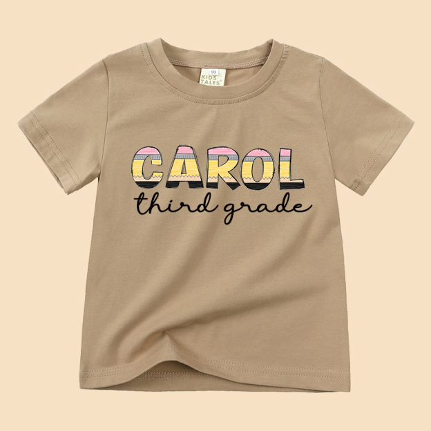 Personalized Kid Cozy Back to School T-Shirt | inTee10