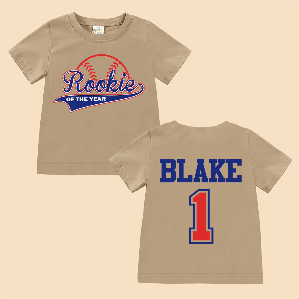 Personalized Basketball Rookie Of The Year Birthday T-Shirt | inBirth10