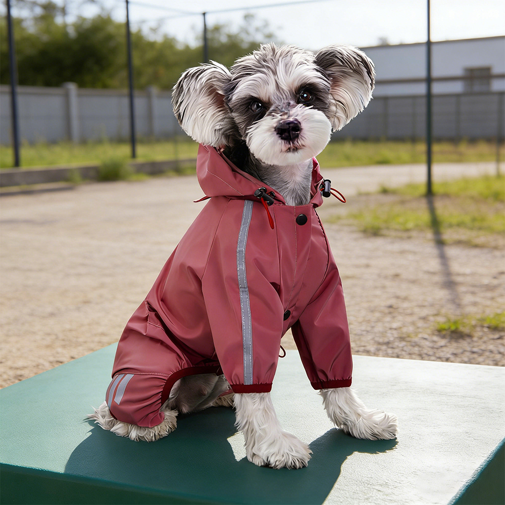 Personalized Name Waterproof Pet Raincoat | inCloth37