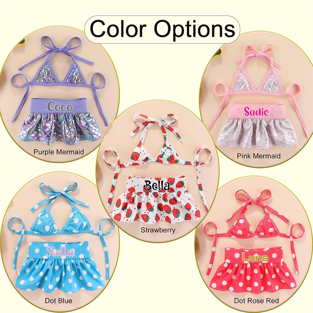 Personalized Pet Bikini Swimsuit Set | inCloth43