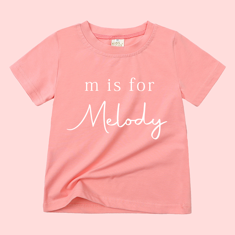 Personalized Kid Cozy Soft Color T-Shirt | inTee01