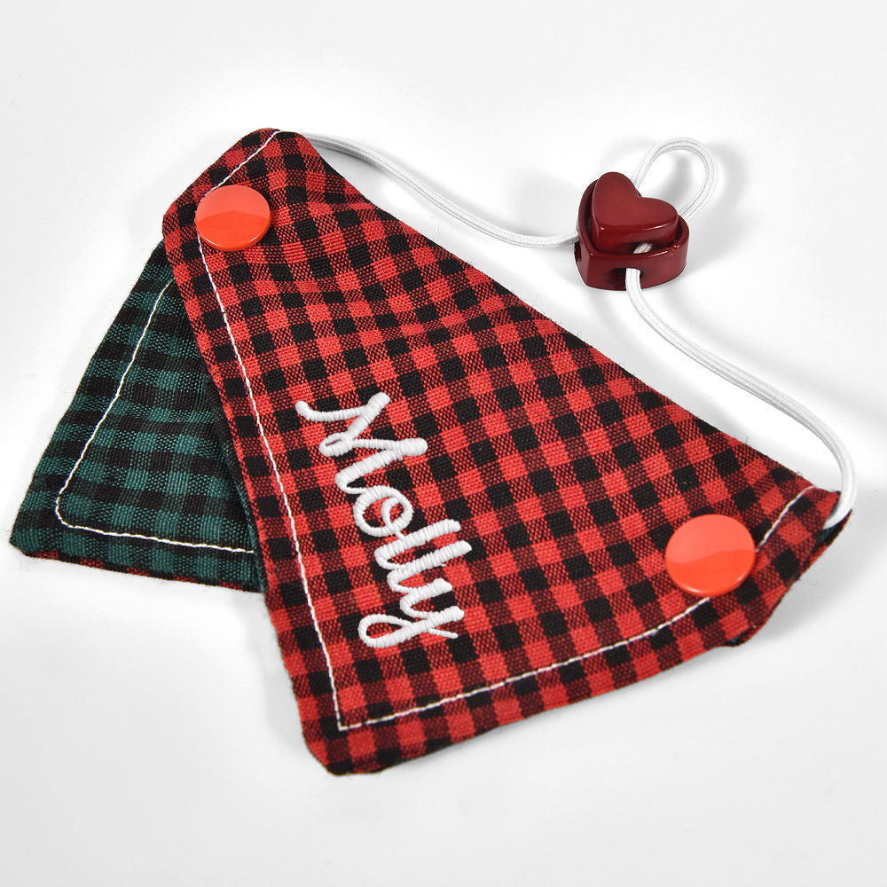 Personalized Embroidered Name Pet Bandana | inAccs51