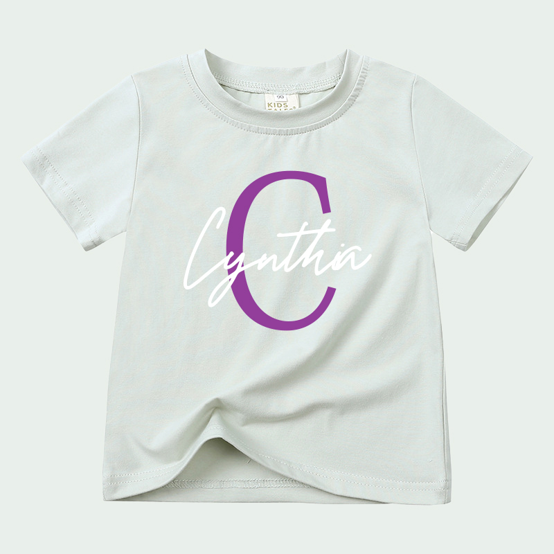 Personalized Kid Cozy Soft Color T-Shirt | inTee03