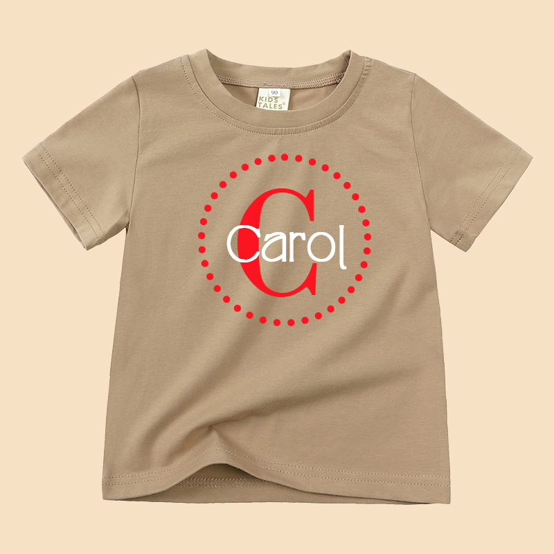 Personalized Kid Cozy Soft Color T-Shirt | inTee06