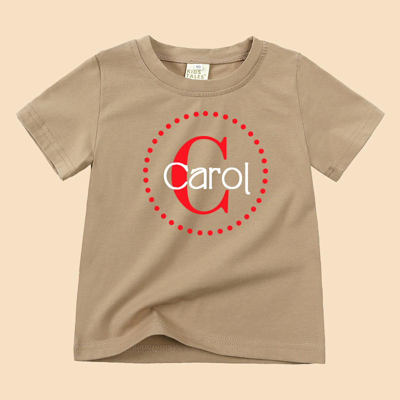 Personalized Kid Cozy Soft Color T-Shirt | inTee06