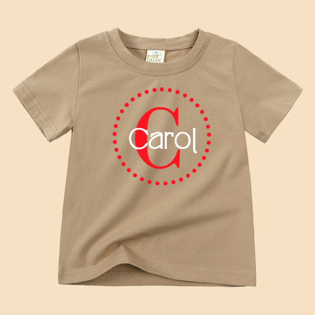 Personalized Kid Cozy Soft Color T-Shirt | inTee06