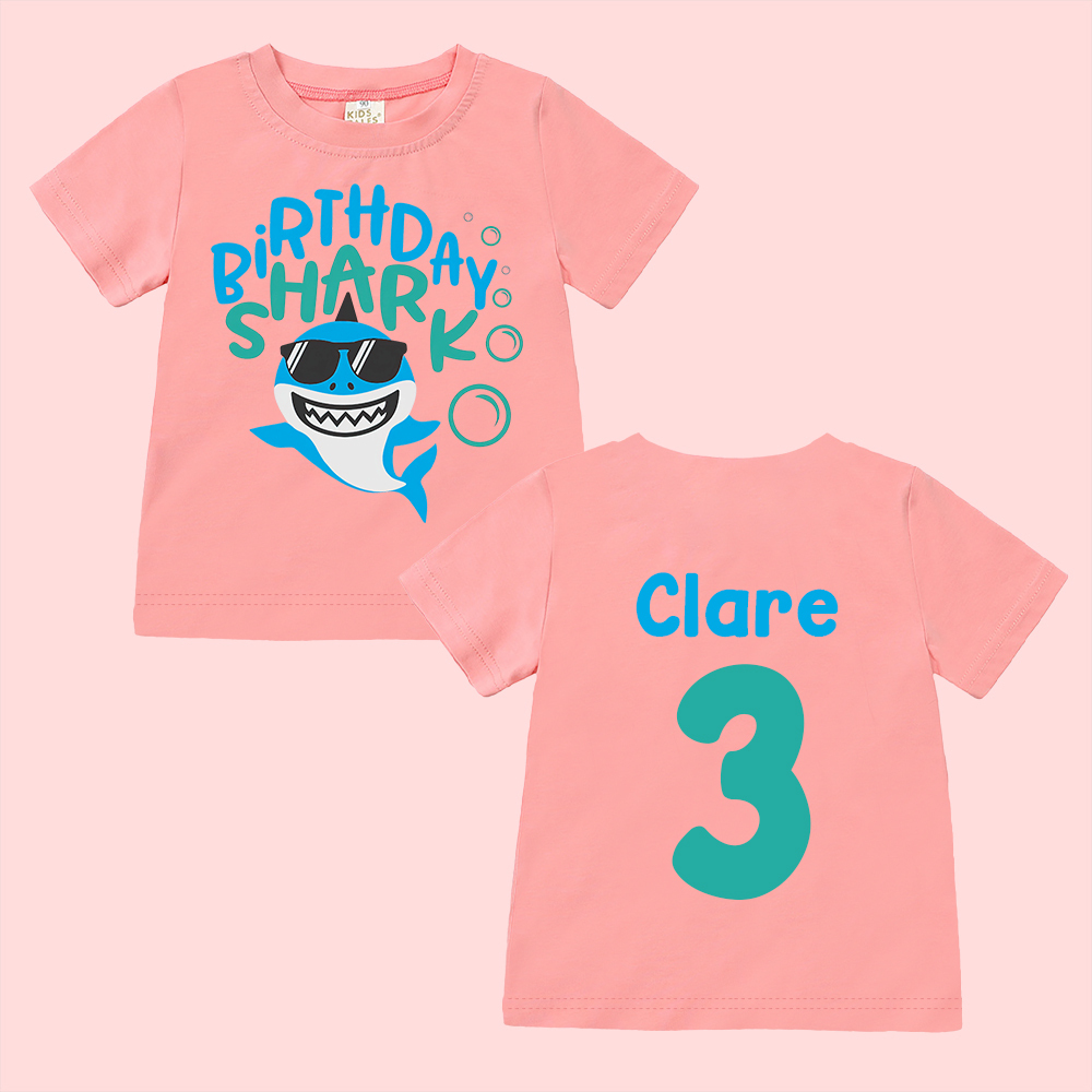 Personalized Shark Birthday T-Shirt | inBirth31