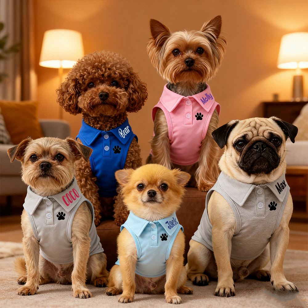 Personalized Name Pet Polo Shirt | inCloth16