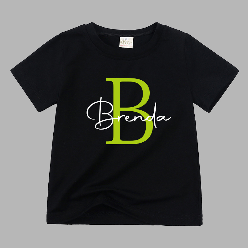 Personalized Kid Cozy Soft Color T-Shirt | inTee03