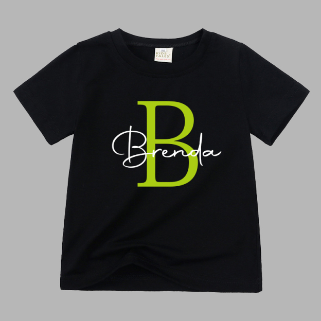 Personalized Kid Cozy Soft Color T-Shirt | inTee03